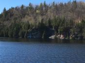 Jumping Rock on Kash Lake